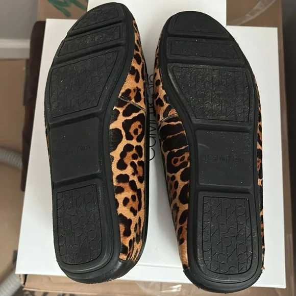 Calvin Klein Women's Leopard Print Loafers, BNWOT, no dust bags, comes with box - Picture 5 of 12